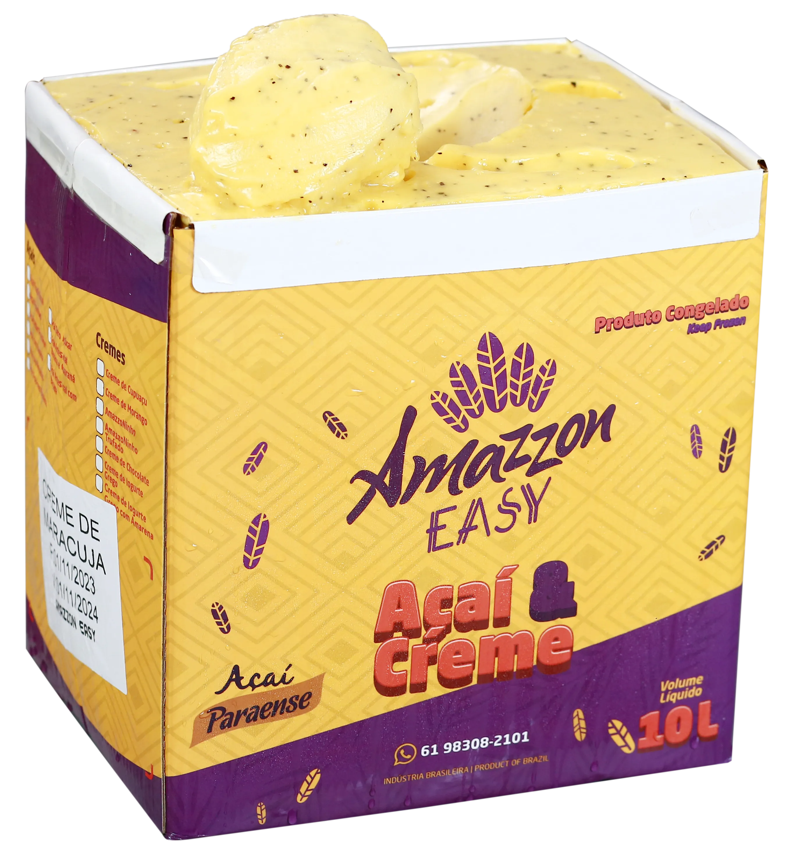 Sorbets Zero Lactose - destaque visual